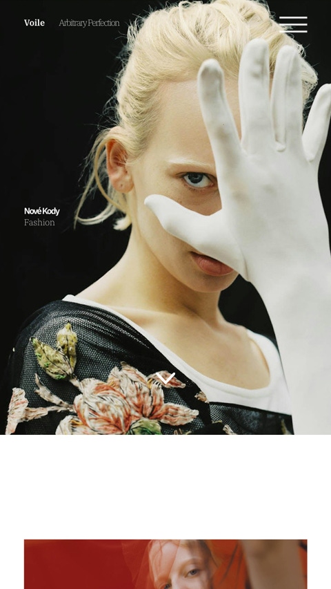 Voile theme for Fabrik portfolio website