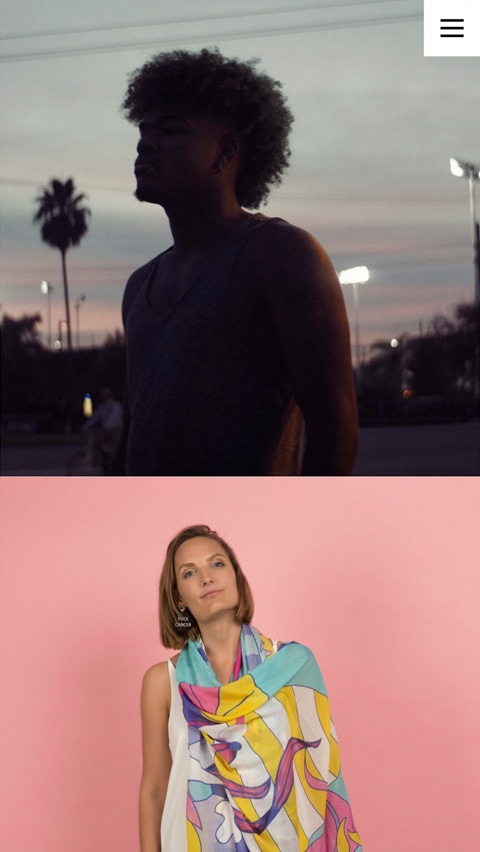 Tocuyo theme for Fabrik portfolio website