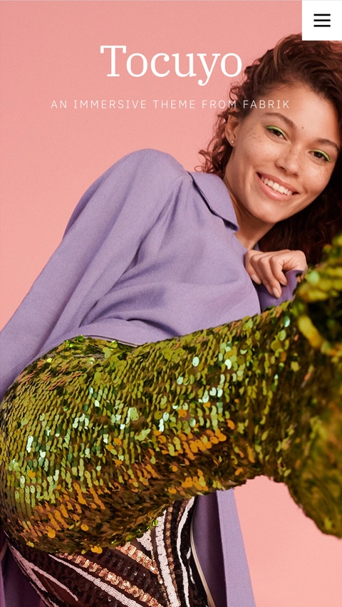 Tocuyo theme for Fabrik portfolio website