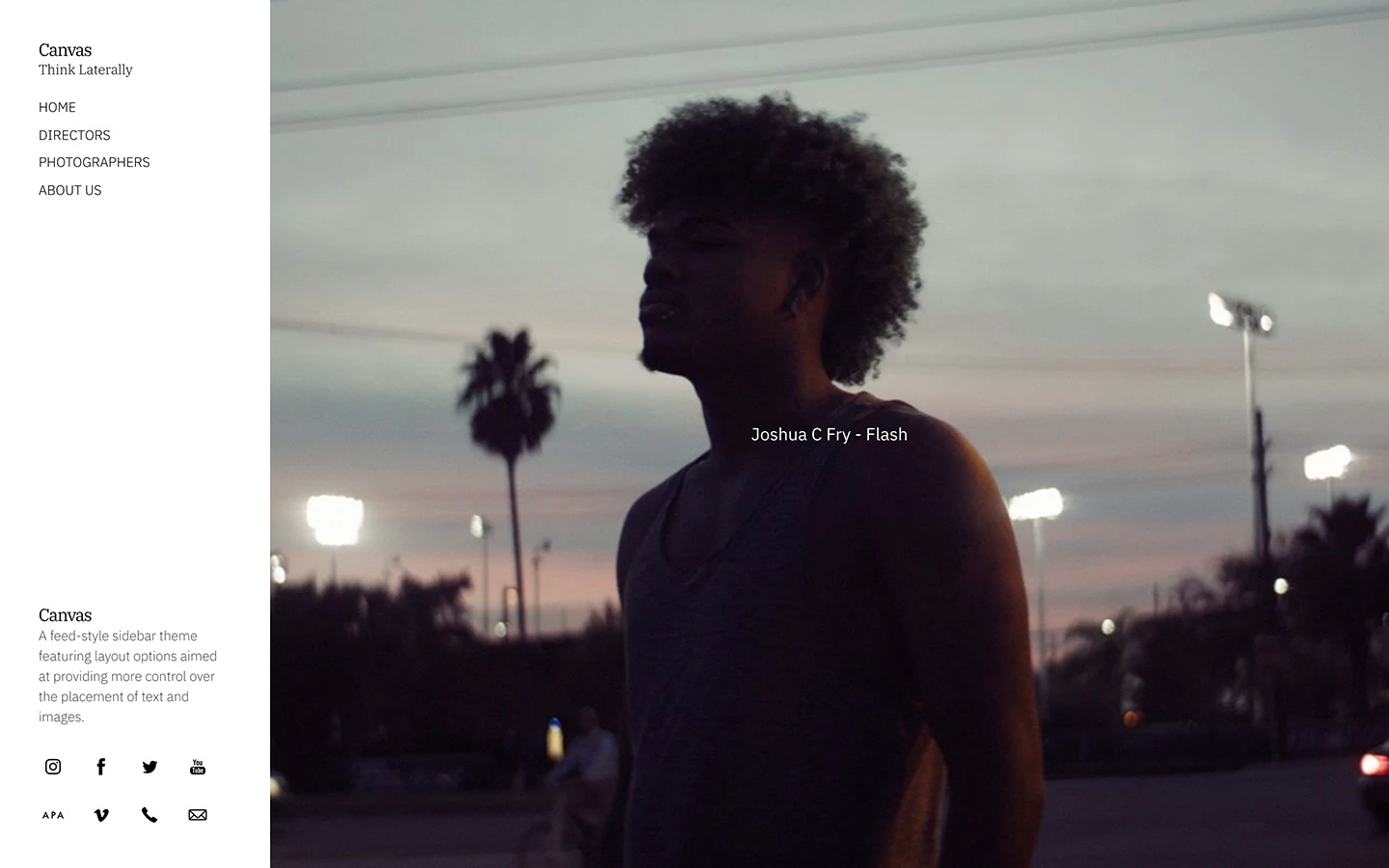 Fabrik agency canvas theme