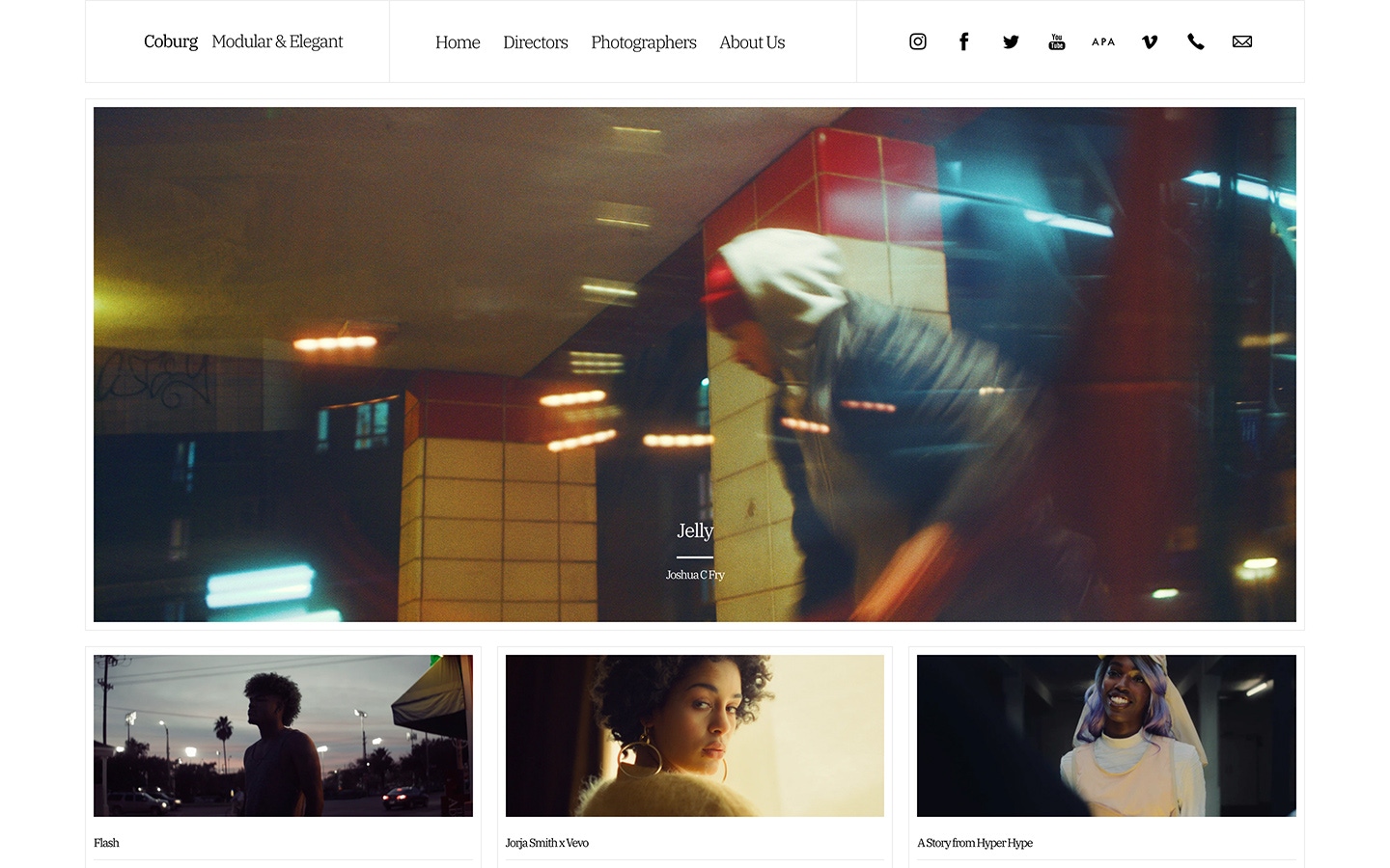Fabrik agency coburg theme