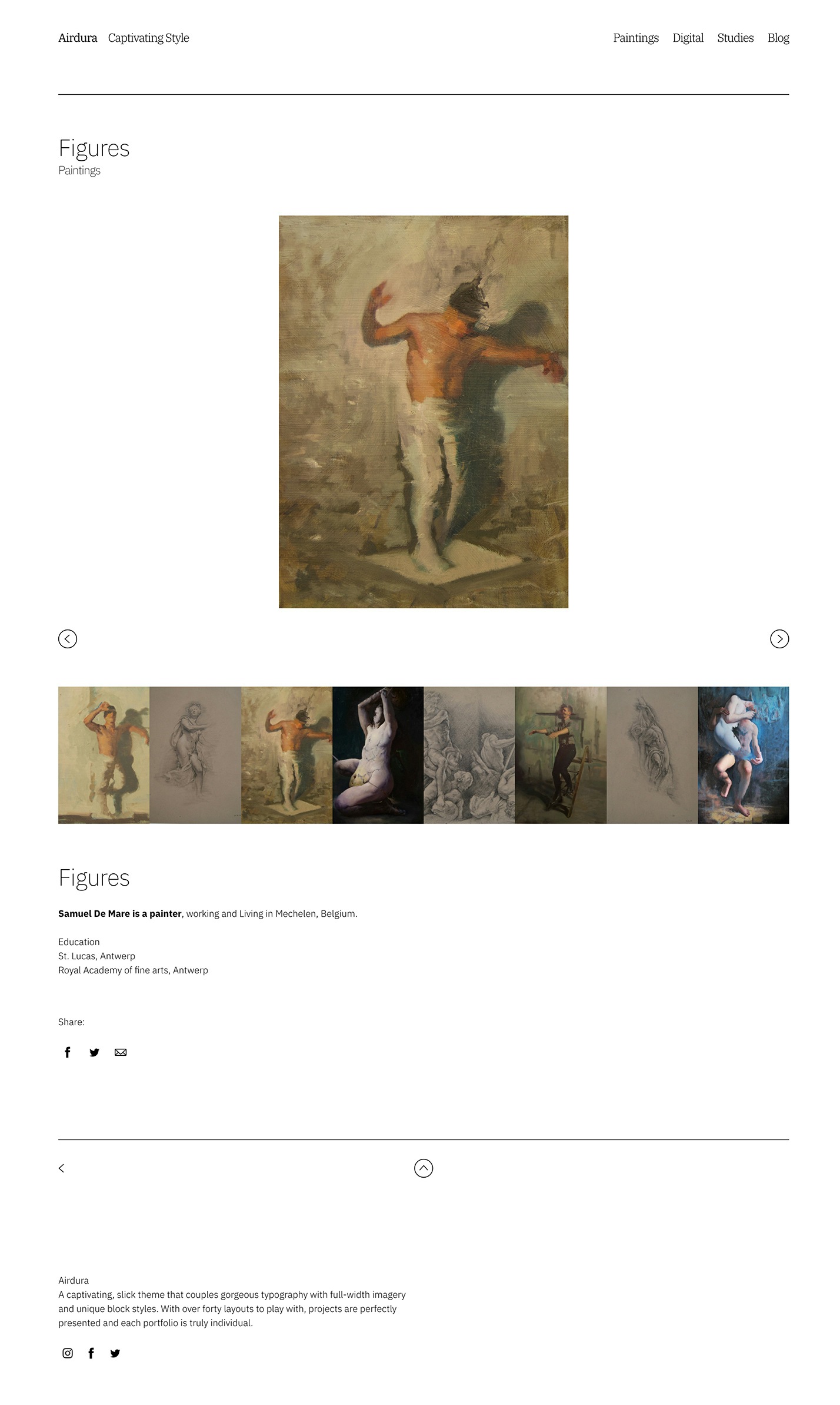 Fabrik gallery layout example