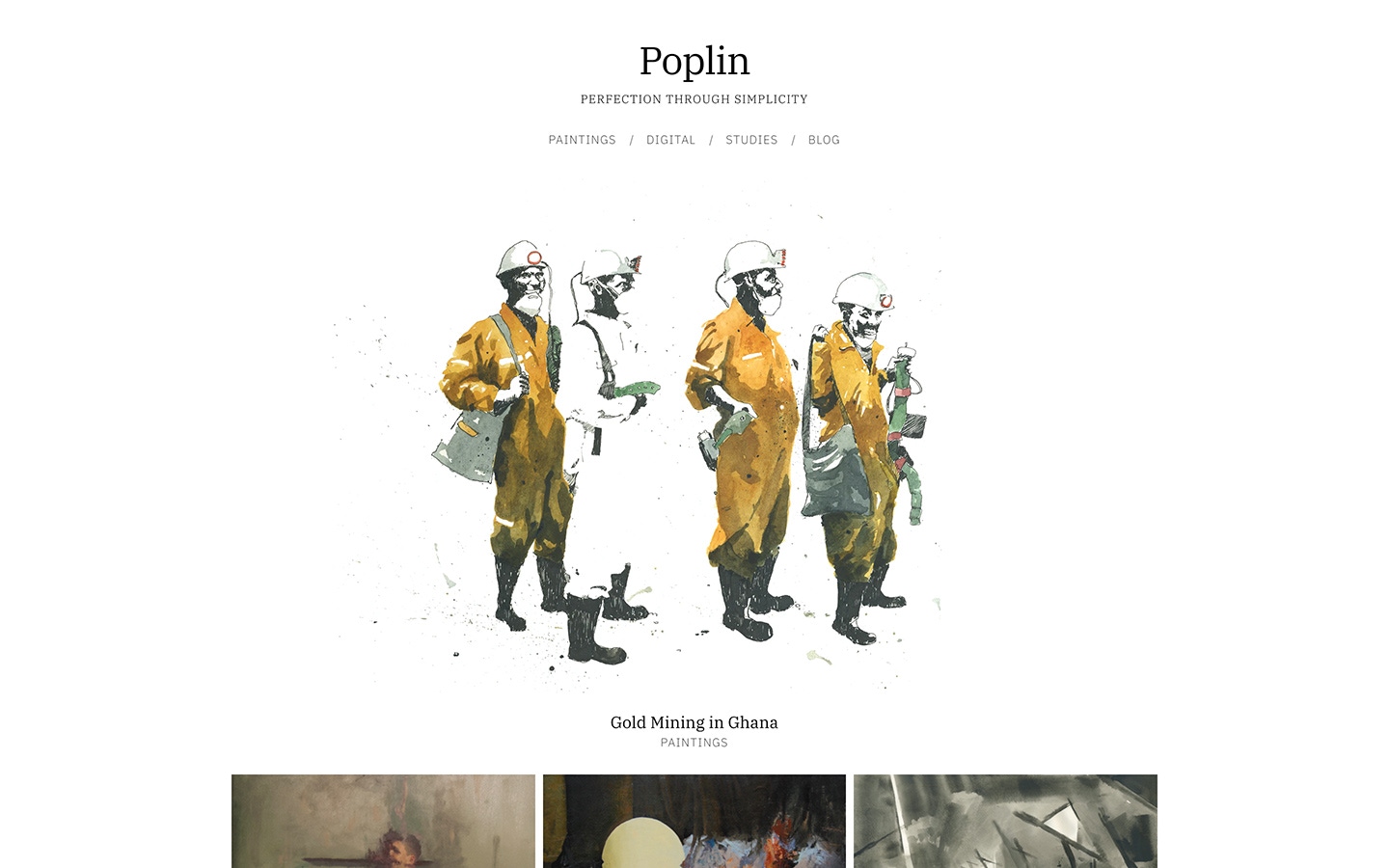 Fabrik artist poplin theme