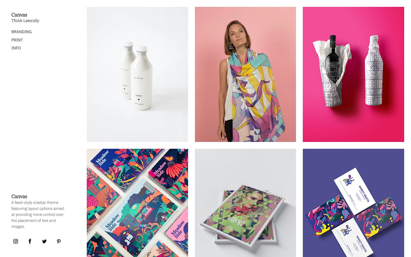 Fabrik designer canvas theme