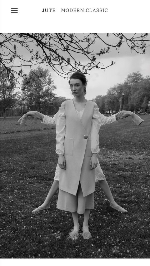 Jute theme for Fabrik portfolio website