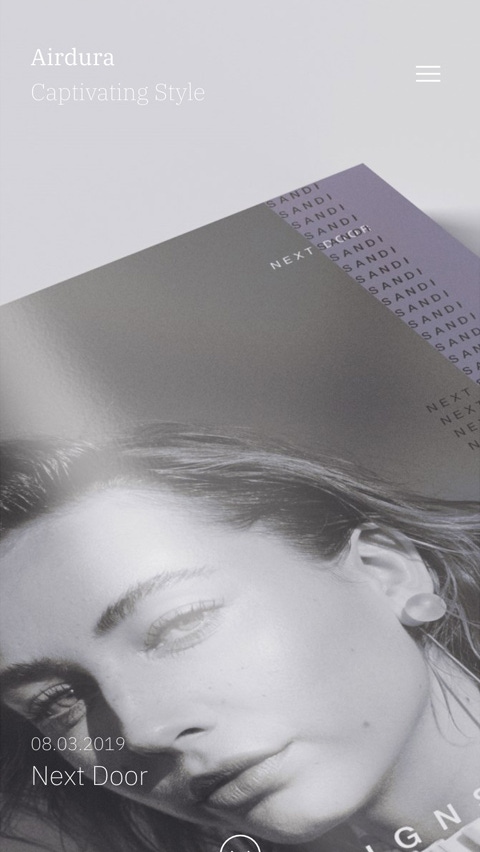 Airdura theme for Fabrik portfolio website