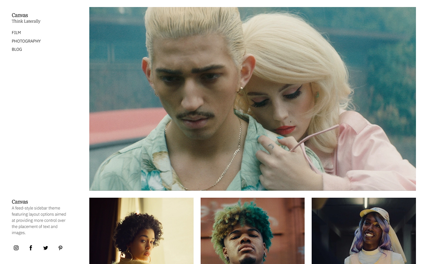 Fabrik filmmaker canvas theme