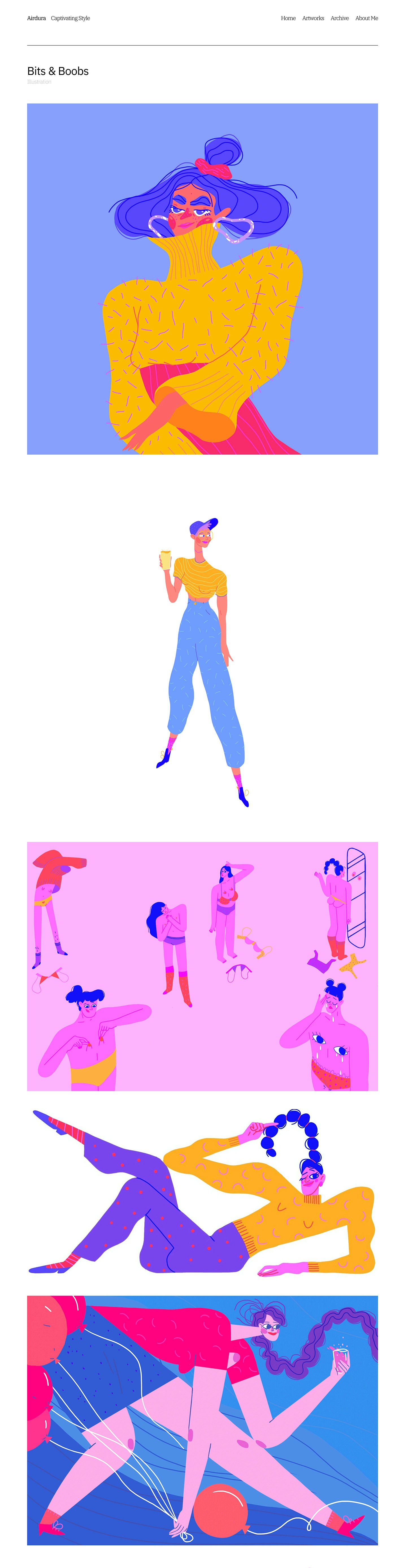 Fabrik stacked layout example